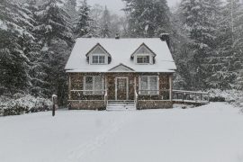 house in winter